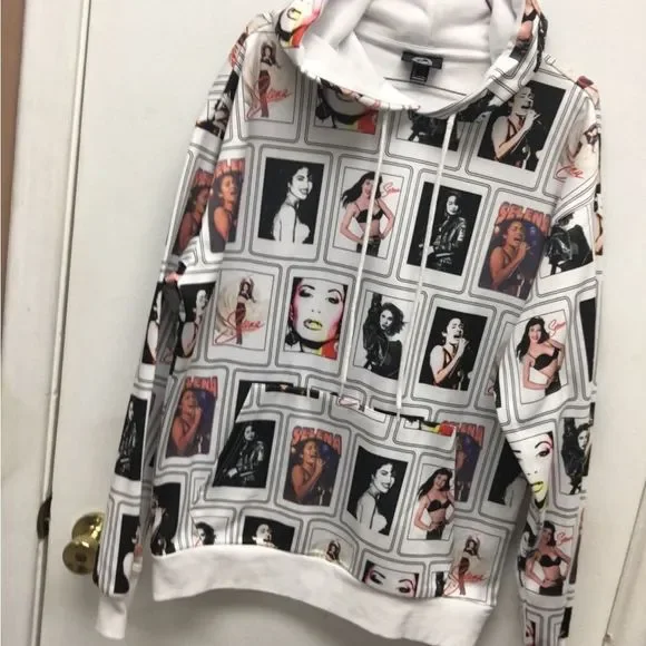 Selena AOP All Over Print Hoodie Mens size Small - Picture 4 of 11